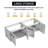 60" Modern Wall-Mounted Bathroom Vanity Base Only (No Sink)
