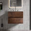 Derrance 24 Inch Single Bathroom Vanity with Ceramic Top with Overflow, Pre-Assembled-2025746520-2075475024