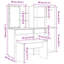 Rosilind Dressing Table with Mirror-63896547