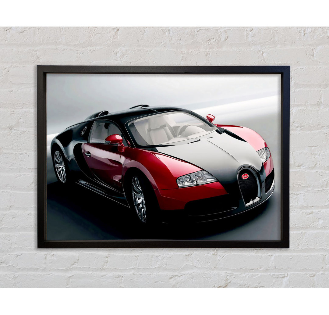 Bugatti Veyron Ready For The Drive - Einzelbildrahmen Kunstdrucke auf Leinwand