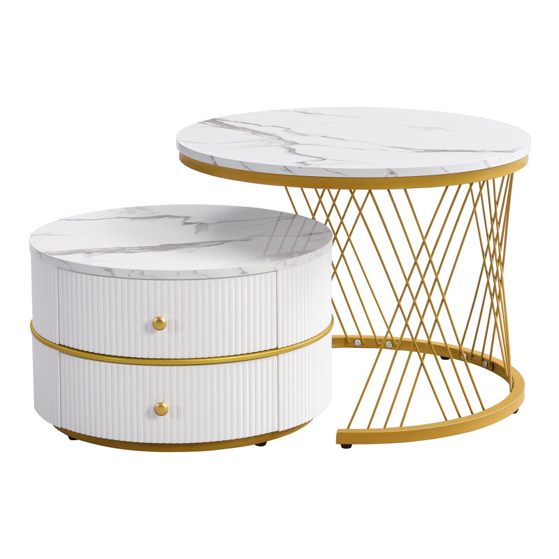 Bheema Coffee Table, Gold