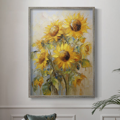 Reproduction encadrée FLORAL Series CDLVII - bois massif