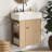 21.6" Floating Bathroom Vanity with Ceramic Basin
