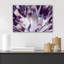 Marbre agate tranche glamour mauve cristal gemme photo moderne grande impression sur toile-93589319-93589315