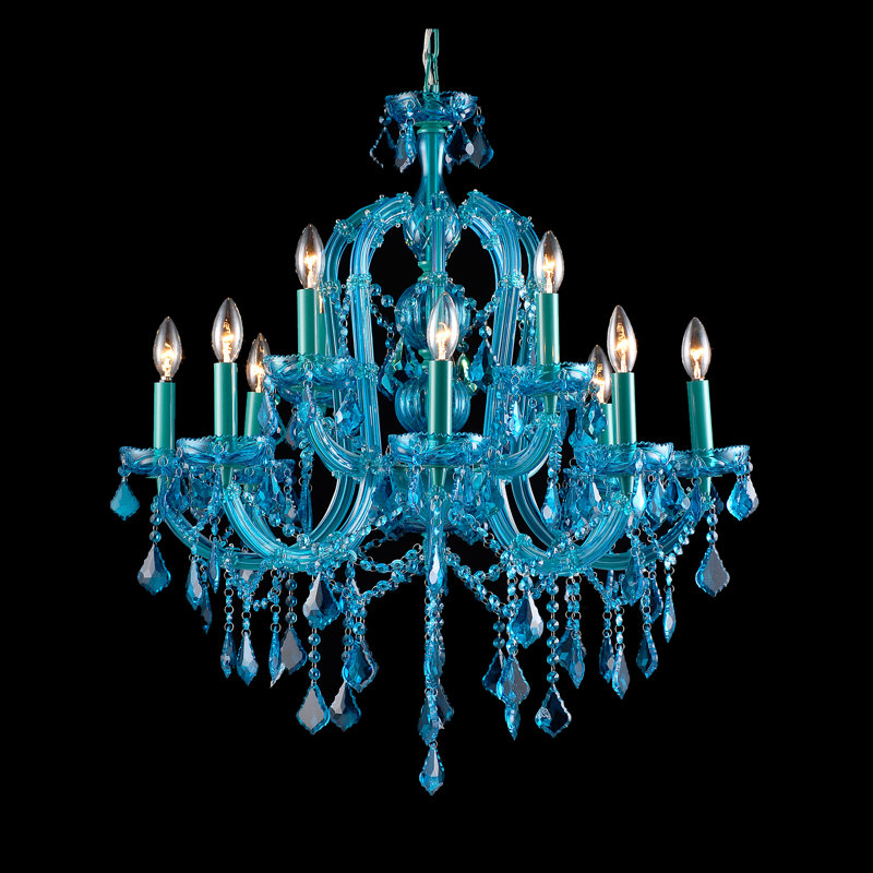 Morwenna Semi Flush Mount, Blue