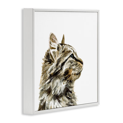 «Simple Tabby Cat Gaze», art giclée par Victoria Barnes