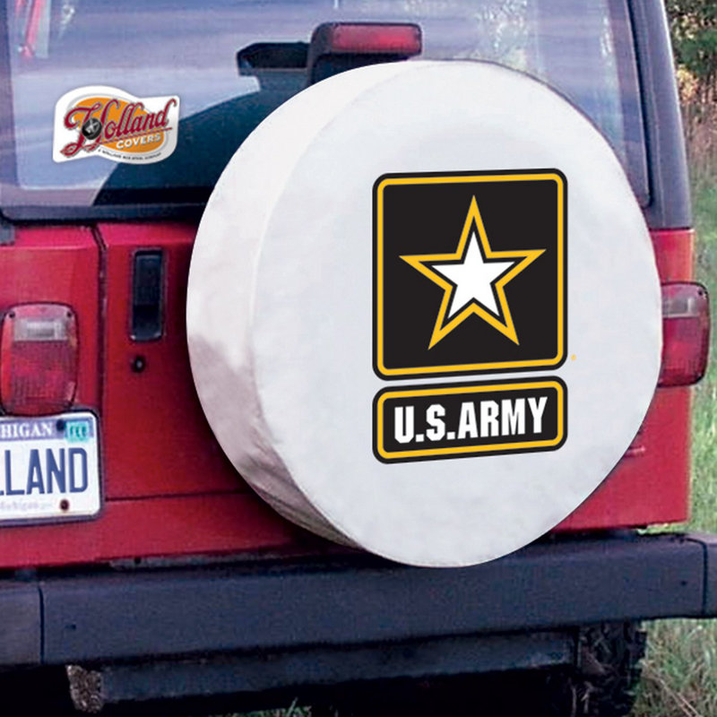 Housse de roue de cravate US Military, Blanc, E, Armée