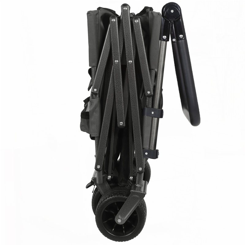 3-in-1 Folding Wagon Cart, Gray