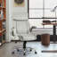 Fauteuil de bureau pivotant en velours