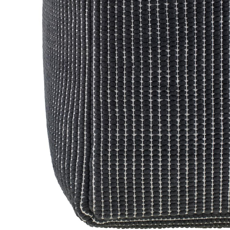 Pouf Waverly, Noir, noir, noir, noir