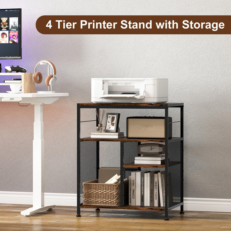 67.5cm H x 55.3cm W Printer Stand