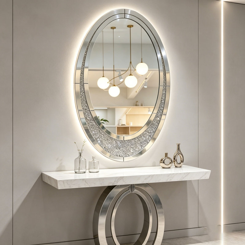 Miroir ovale