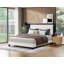 Lit plateforme tapissier avec garniture cloutée-926476784-926476798