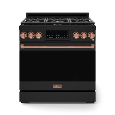 Gordon Ramsay by THOR Kitchen 36 Inch Professional Liquid Propane Range with Tilt Panel Touch Control