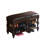 Vintage Solid Wood Carved Flip-Top Shoe Storage Bench