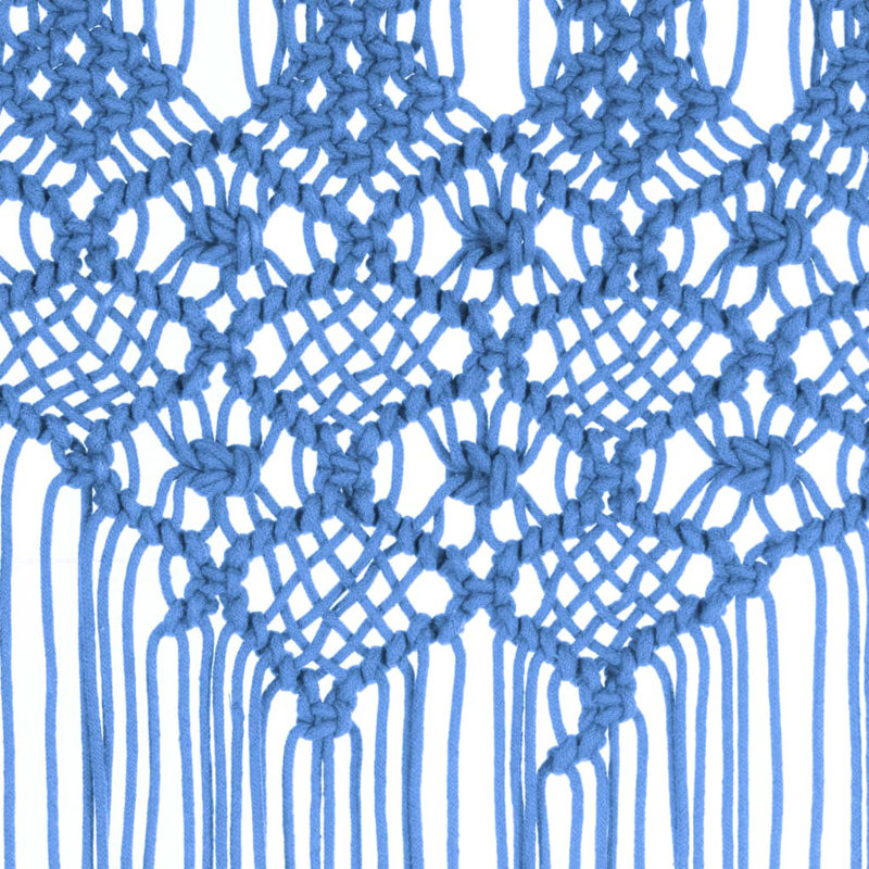 Laster Sheer Curtain Single Panel, Blue