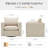 Hendina Upholstered Swivel Armchair-305298278