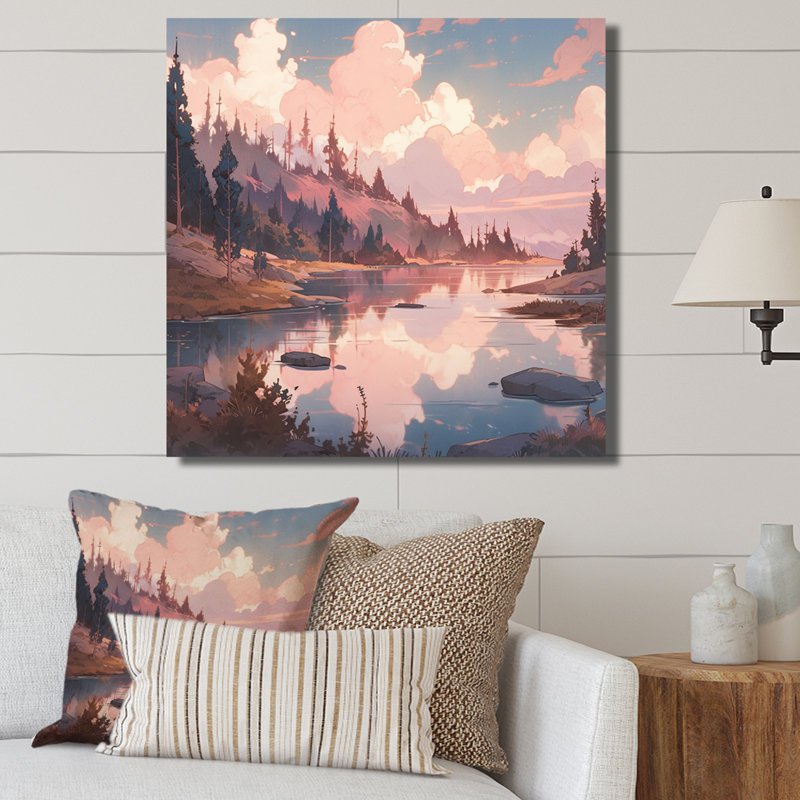 Mountain Majesty II - impression, H 36 po x l 36 po x P 1,5 po, Toile tendue