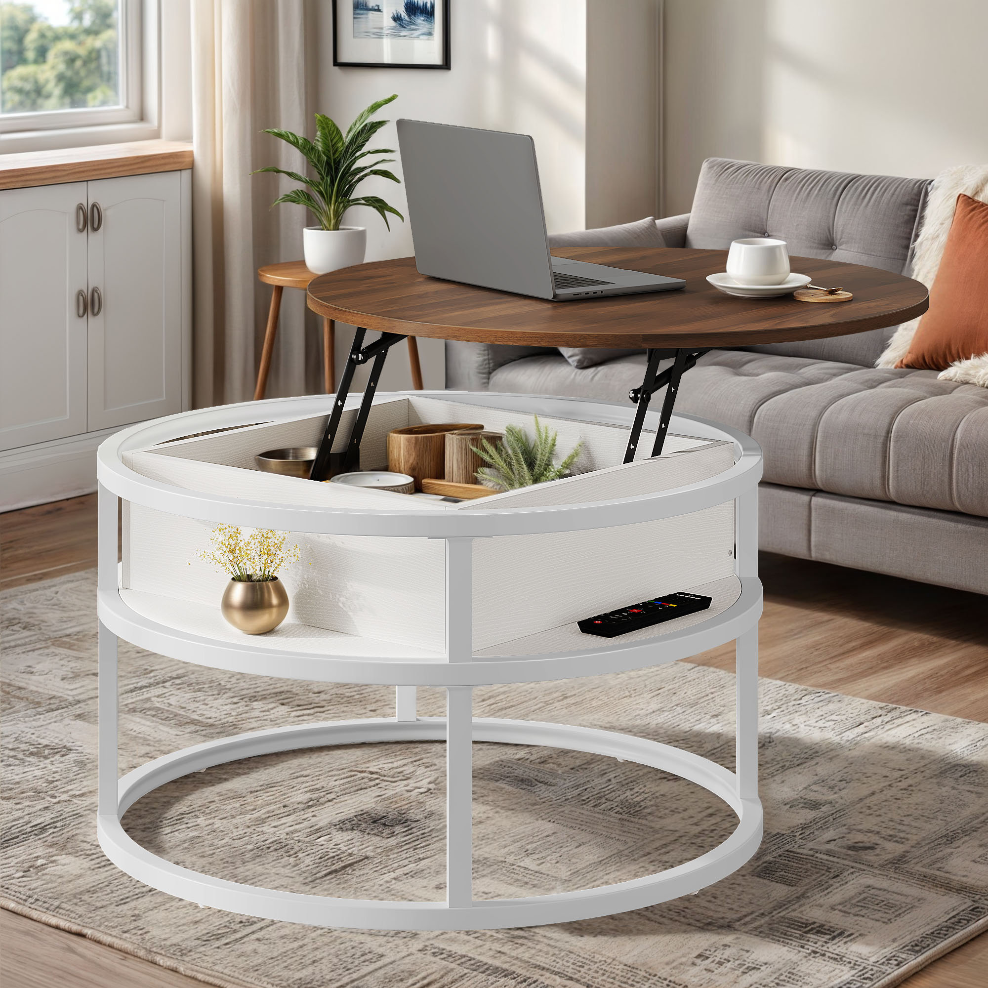 Ebern Designs Hirokazu Lift Top Coffee Table | Wayfair