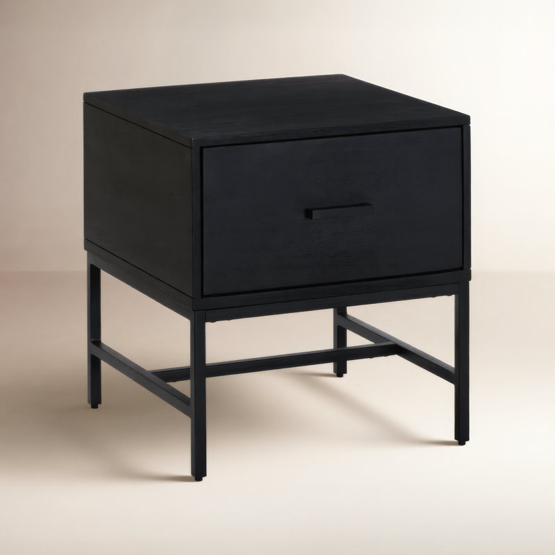Table de chevet 20 po Ivywood, Noir