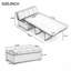 Lit simple escamotable avec repose-pieds et lit d'invité convertible avec matelas