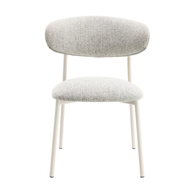 2 chaises rembourrées en tissu gris - structure en métal avec rembourrage en mousse souple P 24 po x l 18 po x H 32 po Chaise 2 chaises pour siège relaxant Profondeur Largeur Hauteur
