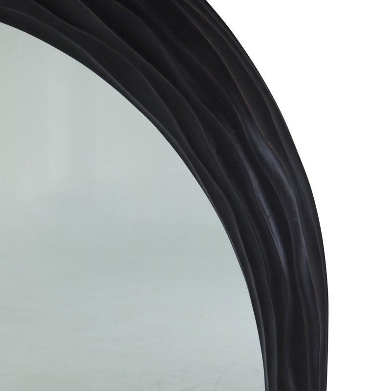 Swell Accent Mirror, Sesame Black