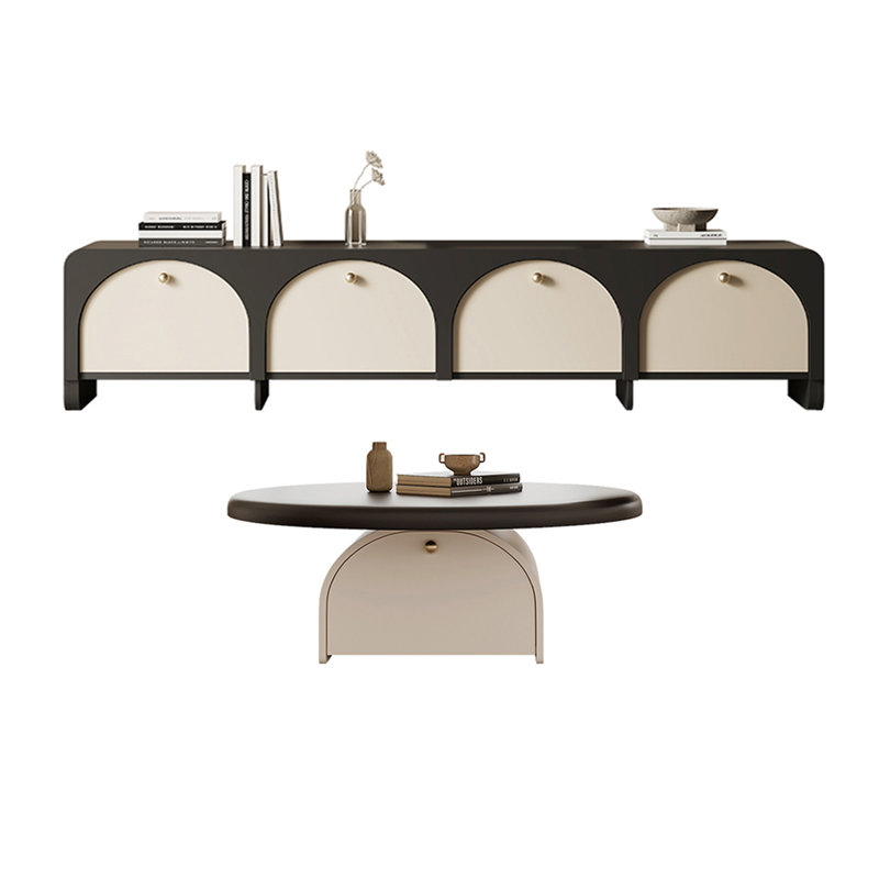 Ensemble de meuble télé et table basse Retro Creative