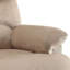 Fauteuil inclinable beige en tissu tissé-1845720040