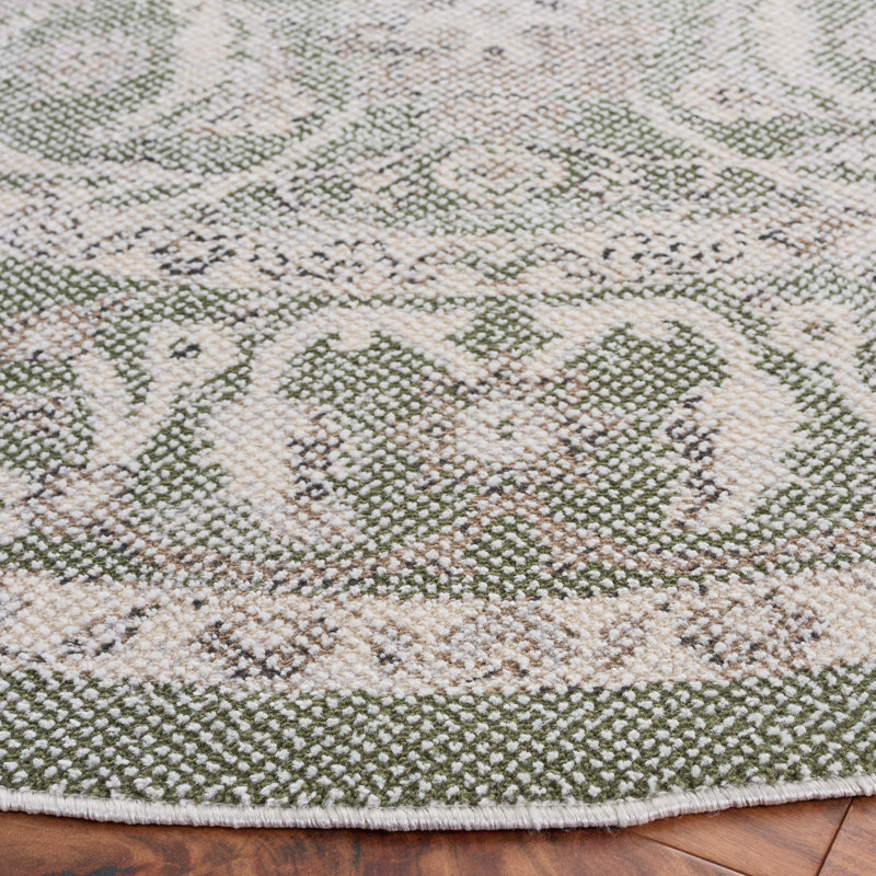 Harrison 406 Performance Oriental Rug, Round 6'7"