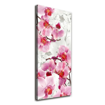 Pink Orchid - Wrapped Canvas Print