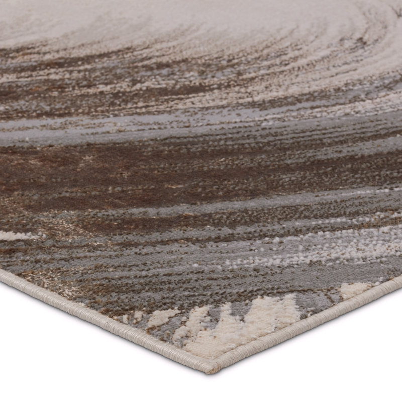 Abstract Indoor Rug, Rectangle 9'3" x 13'