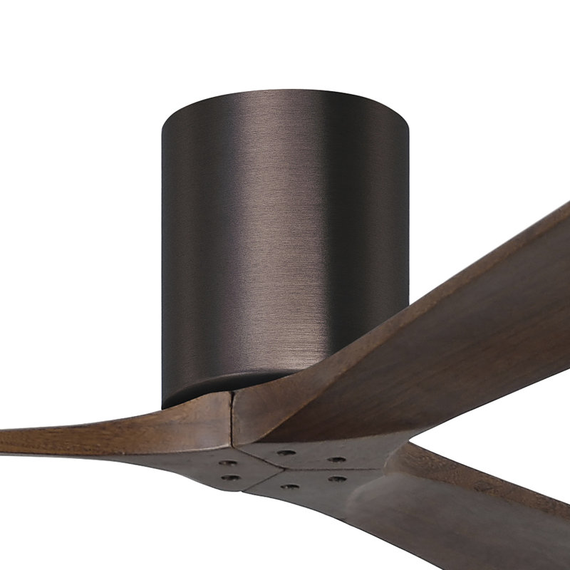 Irene Ceiling Fan, Brushed Bronze, Walnut Tone, 72"