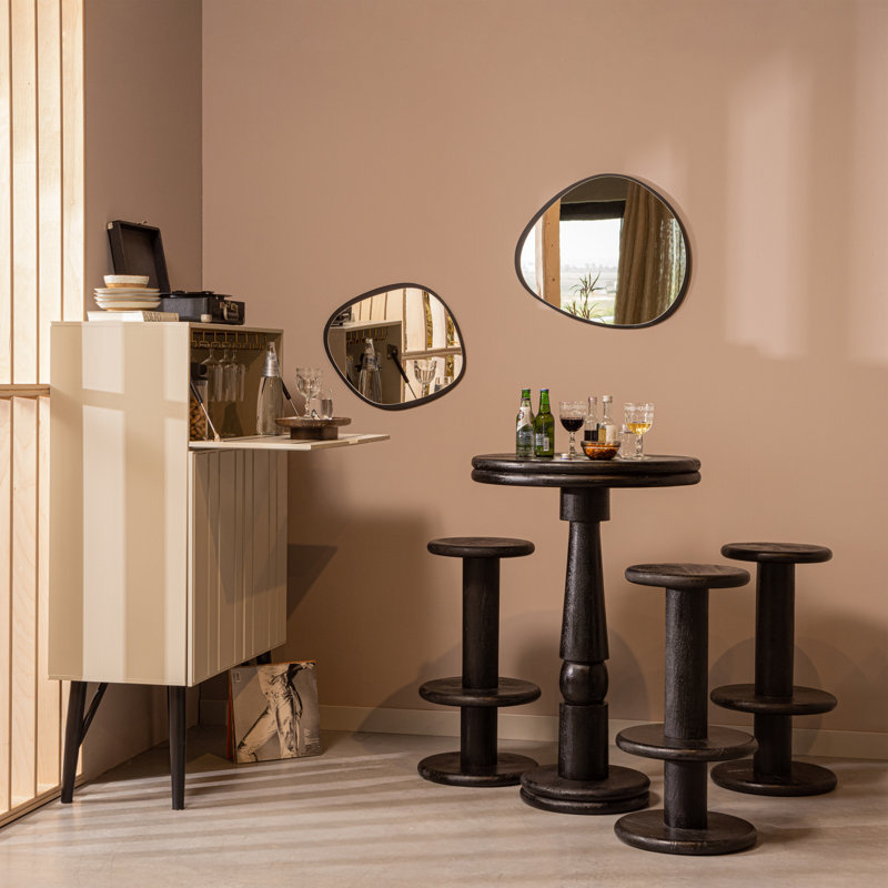 Kolby Bar Stool with Solid Wood Frame