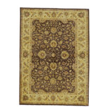 Ziegler Hand-Knotted High-Quality Brown and Beige Area Rug