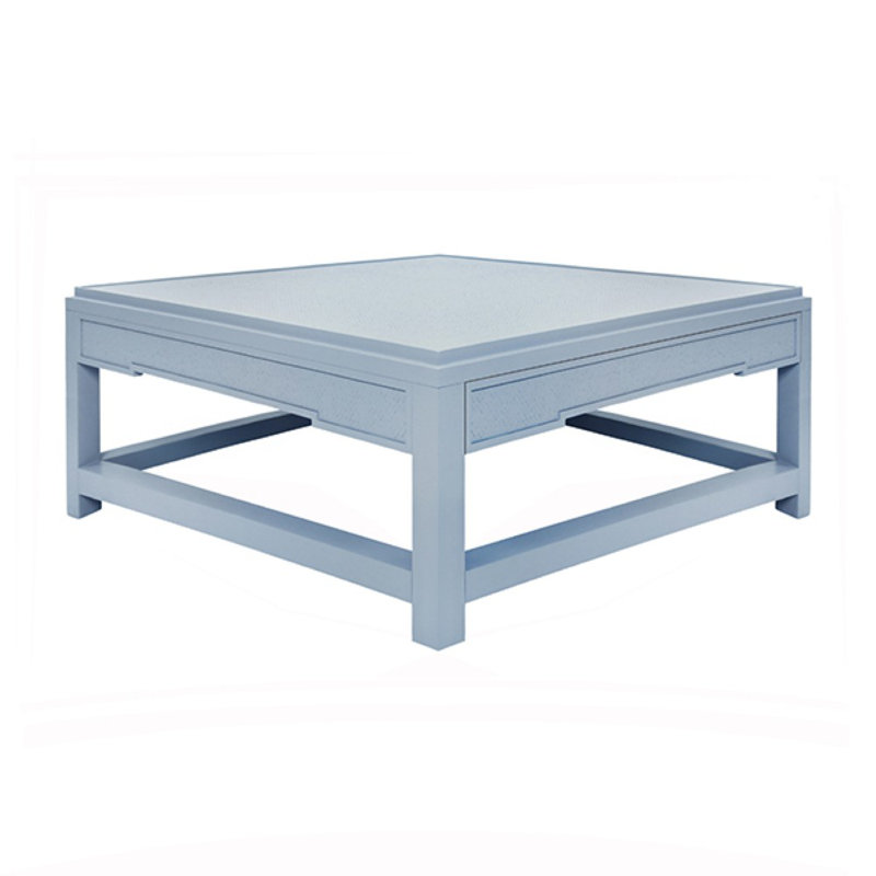 Locklin Coffee Table, Blue