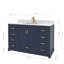 Ensemble de meuble-lavabo simple 48 po avec plateau en quartz Maya-101808833-101808834