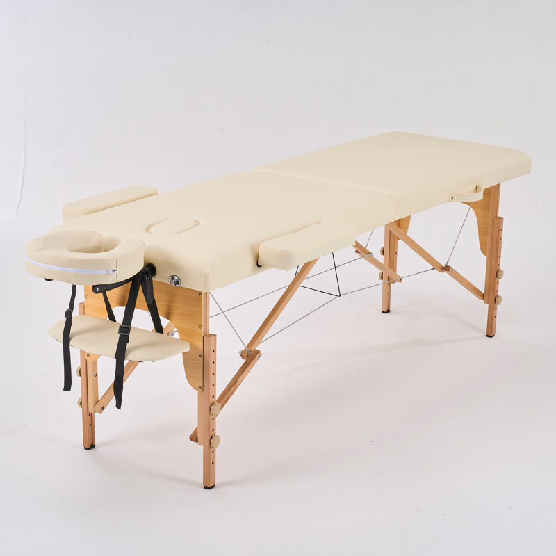 213.9cm Rectangular Adjustable Folding Table, 85.6cm H x 213.9cm L x 59.9cm D, White