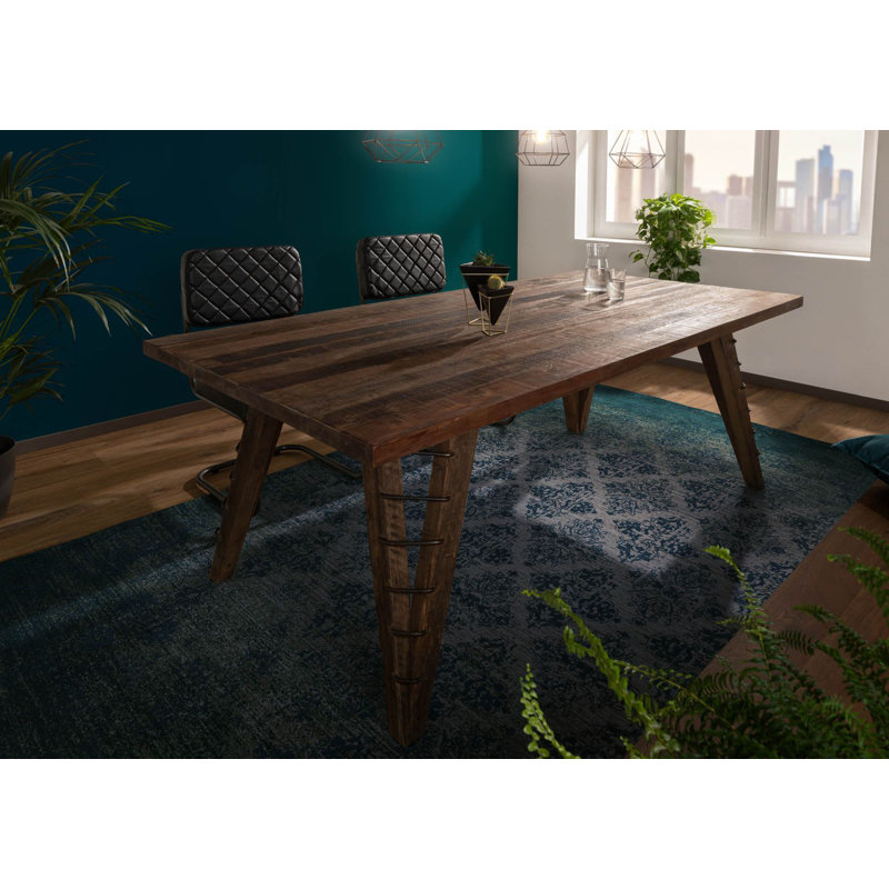 Bassano Teak Solid Wood Dining Table, H78 x L240 x W100cm