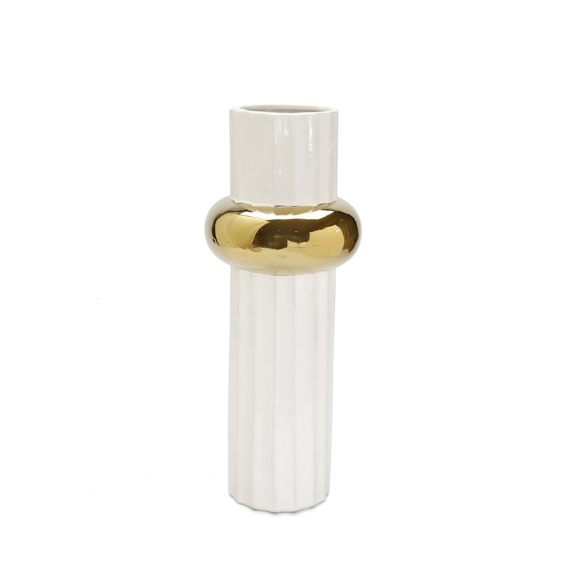 Vase de table blanc