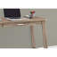 Bureau d'ordinateur, bureau personnel, ordinateur portable, tiroirs de rangement, bureau, stratifié brun, contemporain, moderne