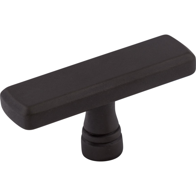 Kingsbridge Rectangle Knob, 2 3/8" Knob Length, Sable