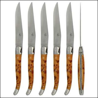 6 - Piece Stainless Steel Steak Knife Set