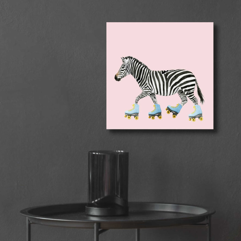 «High Rollers I» par Grace Popp, art mural en verre acrylique, H 12 po x l 12 po x P 0,13 po