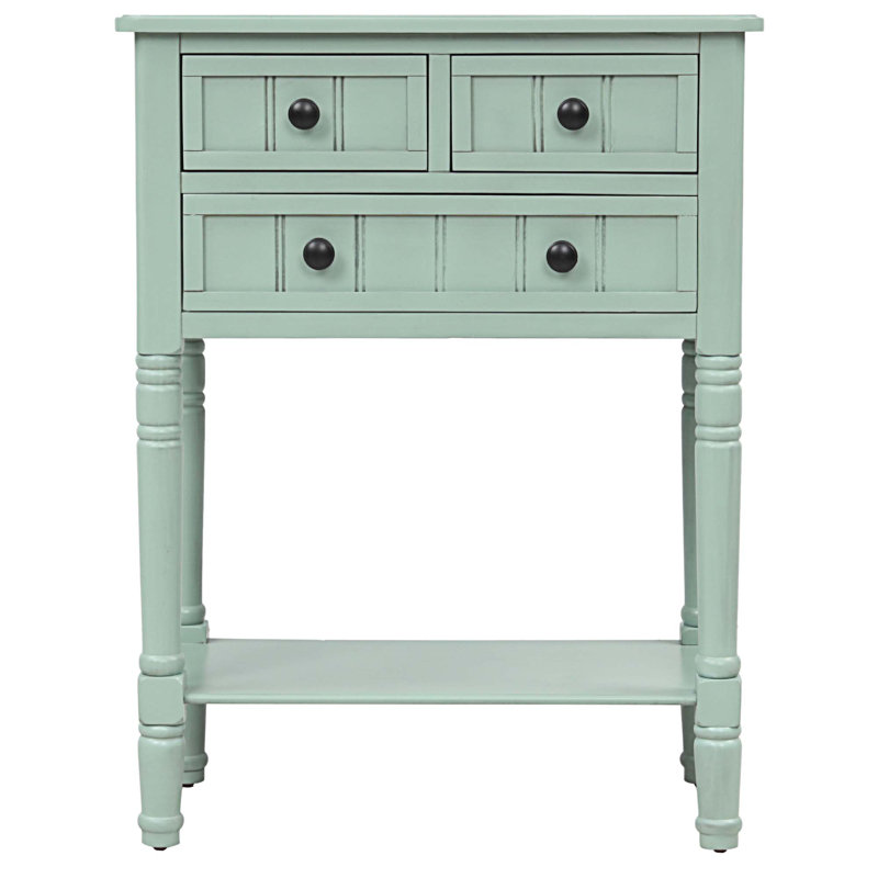 Console 23,7 po Desilva, Bleu antique
