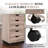 Jamariona Modern 5-Drawer Filing Cabinet for Home Office – Rolling File Storage Cabinet with Wheels, Under-Desk Drawer Organizer for Documents, Folders & Office Supplies-390097400