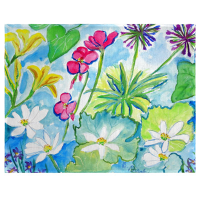 Sisto Polyester Floral Rectangle Placemat