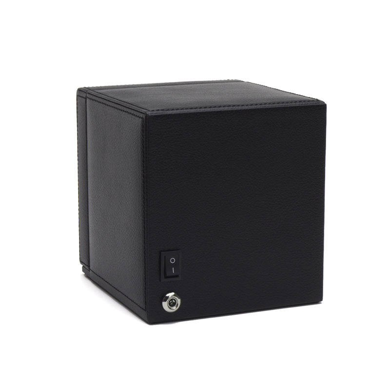 Cub Watch Box + Watch Winder, Black