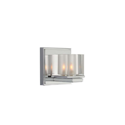 Applique murale de salle de bain en chrome poli Naples 1 LT Kalco