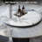 Round Rotatable Super Crystal Stone Dining Table-105310631